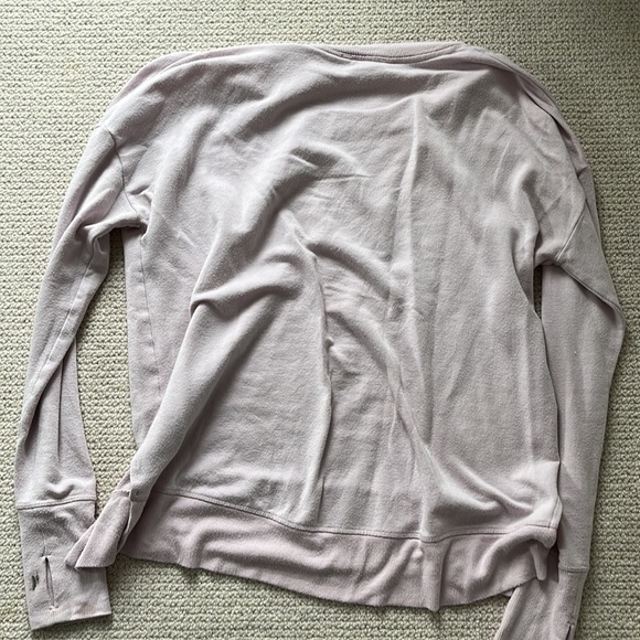 Athleta Coaster Luxe Sweatshirt in color Soft Lilac, size M - Picture 4 of 6
